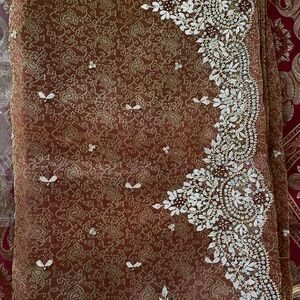 Jamawar handwork elegant shawl wrap